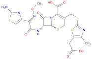 5-Thia-1-azabicyclo[4.2.0]oct-2-ene-2-carboxylic acid,7-[[(2Z)-(2-amino-4-thiazolyl)(methoxyimino)acetyl]amino]-3-[[[5-(carboxymethyl)-4-methyl-2-thiazolyl]thio]methyl]-8-oxo-, (6R,7R)-