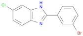 2-(3-bromophenyl)-6-chloro-1H-benzimidazole