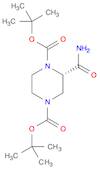 (S)-di-tert-butyl 2-carbamoylpiperazine-1,4-dicarboxylate