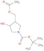 tert-Butyl 3-(acetoxymethyl)-4-hydroxypyrrolidine-1-carboxylate