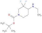 tert-Butyl 4-(ethylamino)-3,3-difluoropiperidine-1-carboxylate
