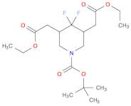 Diethyl 2,2'-(1-(tert-butoxycarbonyl)-4,4-difluoropiperidine-3,5-diyl)diacetate