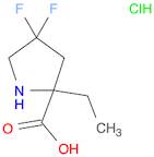 2-Ethyl-4,4-difluoropyrrolidine-2-carboxylic acid hydrochloride