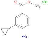 Methyl 4-amino-3-cyclopropylbenzoate hydrochloride