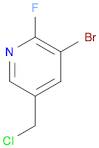 3-Bromo-5-(chloromethyl)-2-fluoropyridine