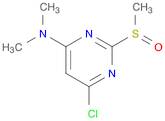 6-chloro-N,N-dimethyl-2-methylsulfinylpyrimidin-4-amine