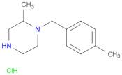 2-methyl-1-[(4-methylphenyl)methyl]piperazine;hydrochloride