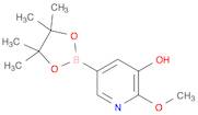 2-methoxy-5-(4,4,5,5-tetramethyl-1,3,2-dioxaborolan-2-yl)pyridin-3-ol