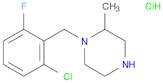 1-[(2-chloro-6-fluorophenyl)methyl]-2-methylpiperazine;hydrochloride