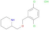 2-[(2,5-dichlorophenyl)methoxymethyl]piperidine;hydrochloride
