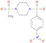 1-methylsulfonyl-4-(4-nitrophenyl)sulfonylpiperazine