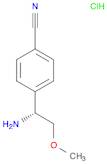 4-[(1R)-1-amino-2-methoxyethyl]-Benzonitrile hydrochloriide