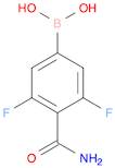(4-carbamoyl-3,5-difluorophenyl)boronic acid