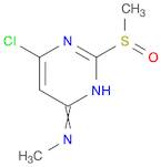 6-chloro-N-methyl-2-methylsulfinylpyrimidin-4-amine