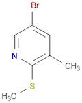 5-bromo-3-methyl-2-methylsulfanylpyridine