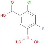 5-borono-2-chloro-4-fluorobenzoic acid