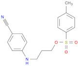 3-((4-cyanophenyl)amino)propyl 4-methylbenzenesulfonate
