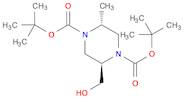 (2R,5R)-di-tert-butyl 2-(hydroxymethyl)-5-methylpiperazine-1,4-dicarboxylate