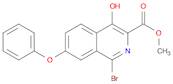 Methyl 1-Bromo-4-Hydroxy-7-Phenoxyisoquinoline-3-Carboxylate