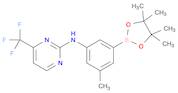 N-(3-methyl-5-(4,4,5,5-tetramethyl-1,3,2-dioxaborolan-2-yl)phenyl)-4-(trifluoromethyl)pyrimidin-2-amine
