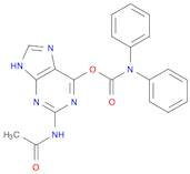 2-acetamido-9H-purin-6-yl diphenylcarbamate