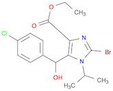 ethyl 2-bromo-5-((4-chlorophenyl)(hydroxy)methyl)-1-isopropyl-1H-imidazole-4-carboxylate