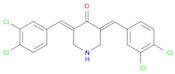 (3E,5E)-3,5-bis[(3,4-dichlorophenyl)methylidene]piperidin-4-one