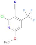 2-chloro-6-methoxy-4-(trifluoromethyl)nicotinonitrile
