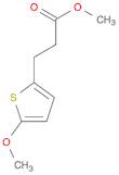 Methyl 3-(5-methoxythiophen-2-yl)propanoate