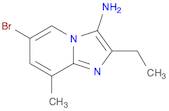 6-BROMO-2-ETHYL-8-METHYLIMIDAZO[1,2-A]PYRIDIN-3-AMINE
