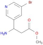 methyl 3-amino-3-(5-bromopyridin-3-yl)propanoate