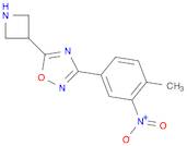 5-(azetidin-3-yl)-3-(4-methyl-3-nitrophenyl)-1,2,4-oxadiazole