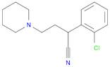 2-(2-chlorophenyl)-4-(piperidin-1-yl)butanenitrile