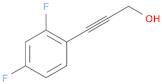 3-(2,4-difluorophenyl)prop-2-yn-1-ol