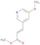 methyl (E)-3-(5-methoxypyridin-3-yl)prop-2-enoate