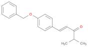 (E)-1-(4-(benzyloxy)phenyl)-4-methylpent-1-en-3-one