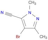 4-bromo-1,3-dimethyl-1H-pyrazole-5-carbonitrile