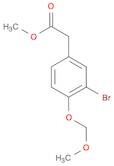 methyl 2-[3-bromo-4-(methoxymethoxy)phenyl]acetate
