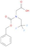 2-(((benzyloxy)carbonyl)(2,2,2-trifluoroethyl)amino)acetic acid