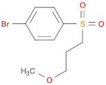 1-bromo-4-((3-methoxypropyl)sulfonyl)benzene