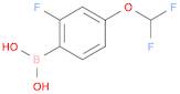 (4-(difluoromethoxy)-2-fluorophenyl)boronic acid
