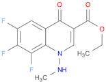 ethyl 6,7,8-trifluoro-1-(methylamino)-4-oxo-1,4-dihydroquinoline-3-carboxylate