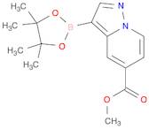 methyl 3-(4,4,5,5-tetramethyl-1,3,2-dioxaborolan-2-yl)pyrazolo[1,5-a]pyridine-5-carboxylate