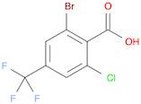 2-bromo-6-chloro-4-(trifluoromethyl)benzoic acid