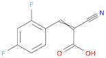 2-cyano-3-(2,4-difluorophenyl)acrylic acid