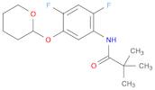 N-(2,4-difluoro-5-((tetrahydro-2H-pyran-2-yl)oxy)phenyl)pivalamide