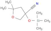 5,5-dimethyl-3-((trimethylsilyl)oxy)tetrahydrofuran-3-carbonitrile