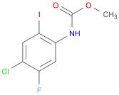 methyl (4-chloro-5-fluoro-2-iodophenyl)carbamate