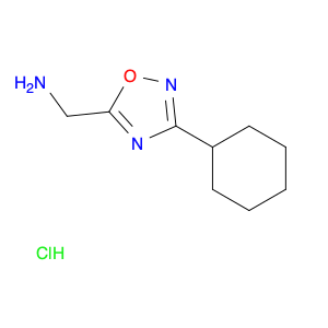 (3-cyclohexyl-1,2,4-oxadiazol-5-yl)methanamine hydrochloride