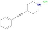 4-(phenylethynyl)piperidine hydrochloride